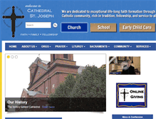 Tablet Screenshot of cathedralsj.org